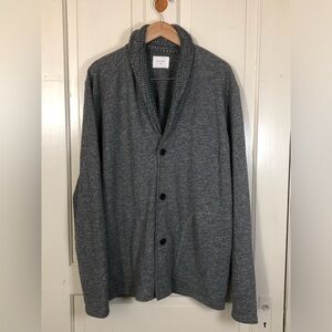 Billy Reid Mouline Regular Fit Cardigan Men’s Size XXL Heather Grey